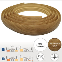 40mm PVC Flex Line Flooring Transition Strip – Flexible Threshold Profile