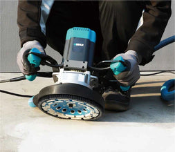 Bihui 1900W Concrete Grinder with 180mm Dual Row Diamond Disc