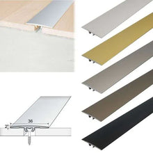 A68 36mm Anodised Aluminium Flat Door Threshold Strip