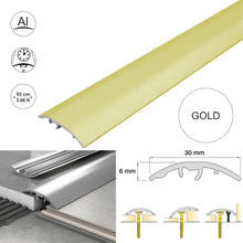 30mm Aluminium 4-in-1 Door Threshold & Floor Trim S30K