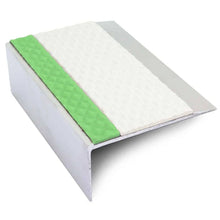 ASL15 66x32mm Aluminium Non Slip Stair Nosing Edge Trim With Pvc Insert