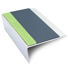 ASL16 66x32mm Aluminium Non Slip Stair Nosing Edge Trim With Pvc Insert