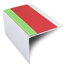 ASL21 67x55mm DDA Compliant Aluminium Non Slip Stair Nosing Edge Trim With Pvc Insert