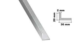 Aluminium Natural Extruded Angle Corner