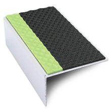 ASL01 Tredsafe 56x32mm Aluminium Non Slip Stair Nosing Edge Trim With Pvc Insert