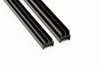 Clip-On Vivarium Double Channel Top & Bottom Glass Runners Track for 15/18 MM Board