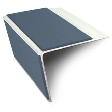 NSL28 DDA Compliant Aluminium Stair Nosing 75x58mm – Non-Slip Edge Trim with PVC Insert