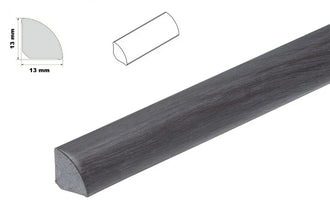 Decorative Flooring Window Edge Beading Worktop Strip uPVC 13mm Quadrant Trim Moulding