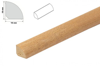 Decorative Flooring Window Edge Beading Worktop Strip uPVC 18mm Quadrant Trim Moulding