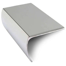 NSL03 57 x 40mm Aluminium Non Slip Stair Nosing Bullnose Edge Trim With Pvc Insert