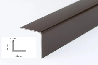 Edge Protector Brown PVC Plastic Corner Angle Trim 90°