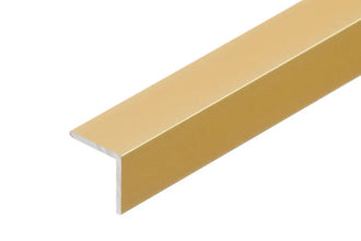 Extruded Angle Corner Anodised Aluminium (Silver & Gold)