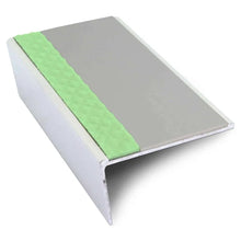ASL02 57x32mm Aluminium Non Slip Stair Nosing Edge Trim With Pvc Insert