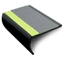 ASB 65 x 36mm  Non Slip Tredsafe Aluminator Slimline PVC Stair Nosing