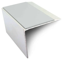 NSL21 67 x 55mm Aluminium Stair Nosing with PVC Anti-Slip & DDA Compliance