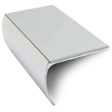 NSL03 57 x 40mm Aluminium Non Slip Stair Nosing Bullnose Edge Trim With Pvc Insert