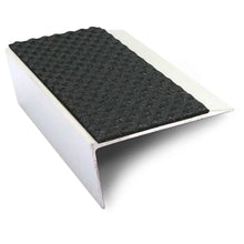 NSL16 Tredsafe 66 x 32mm Aluminium Stair Nosing with PVC Anti-Slip Insert
