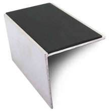NSL19 Tredsafe 56 x 55mm DDA-Compliant Aluminium Stair Nosing with PVC Insert