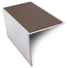 NSL19 Tredsafe 56 x 55mm DDA-Compliant Aluminium Stair Nosing with PVC Insert