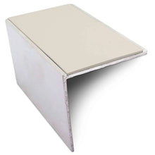 NSL19 Tredsafe 56 x 55mm DDA-Compliant Aluminium Stair Nosing with PVC Insert