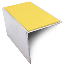 NSL19 Tredsafe 56 x 55mm DDA-Compliant Aluminium Stair Nosing with PVC Insert