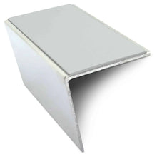 NSL20 57 x 55mm Aluminium Stair Nosing – DDA-Compliant with PVC Safety Insert