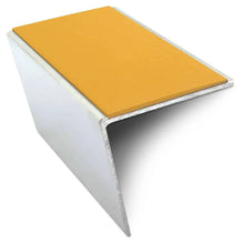 NSL20 57 x 55mm Aluminium Stair Nosing – DDA-Compliant with PVC Safety Insert