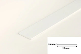 PVC Plastic TW Black White Anthracite Flat Bar Strip