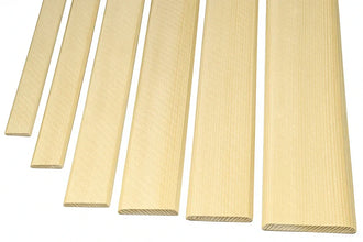 Pine Wood Flat Trim Moulding Beading Natural Flat Bar
