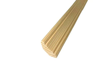 Pine Wood Smooth & Grooved Trim Moulding Strip Scotia Beading