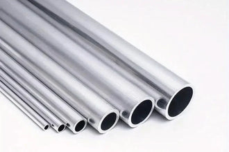 Round Tube Pipe Natural Aluminium 1 M / 39.37