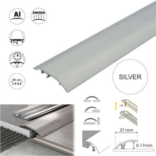 S16 Aluminium Door Bar floor Trim Threshold Cover Strip T bar Adjustable