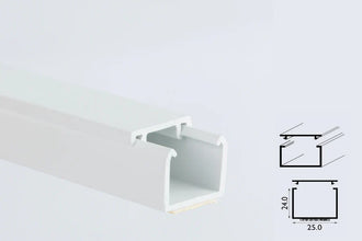 Self-Adhesive White PVC Plastic Cover Mini Cable Trunking Wire Conduit