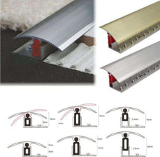 TTG 40mm Aluminium Adjustable Door Threshold Strip with Pivot Clip