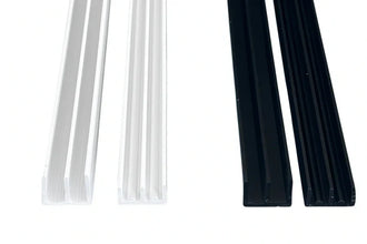 Vivarium Top & Bottom Double Channel Glass Runners Track