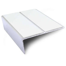 NSL10 85 x 32mm Aluminium Non Slip Stair Nosing Edge Trim With Pvc Insert