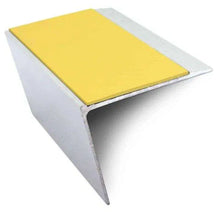 NSL26 Aluminium DDA Compliant Stair Nosing 67 x 55mm with Anti-Slip PVC Insert