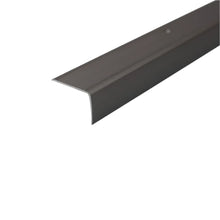 A42 41 x 26.6mm Anodised Aluminium Non Slip Ribbed Treads Stair Nosing Edge Trim