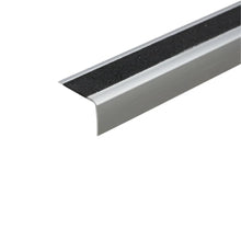 A44 41 x 26.6mm Anodised Aluminium Non Slip Stair Nosing Edge Trim With Tape