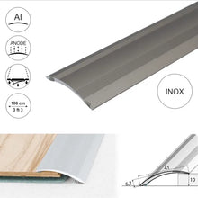 A48 41mm Anodised Aluminium Self Adhesive Door Threshold Ramp Profile