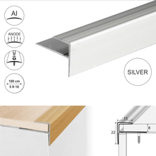 A80 29mm x 17mm x 10mm Stair Nosing Edge Trim Step Edging For Tiles