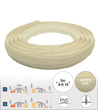 40mm PVC Flex Line Flooring Transition Strip – Flexible Threshold Profile