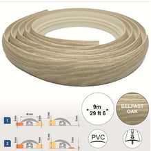 40mm PVC Flex Line Flooring Transition Strip – Flexible Threshold Profile