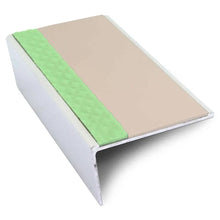 ASL02 57x32mm Aluminium Non Slip Stair Nosing Edge Trim With Pvc Insert