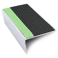 ASL02 Tredsafe 57x32mm Aluminium Non Slip Stair Nosing Edge Trim With Pvc Insert