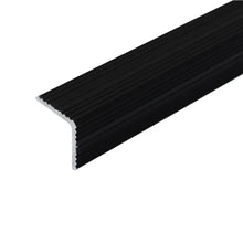 A35 20 x 20mm Anodised Aluminium Non Slip Ribbed Treads Stair Nosing Edge Trim