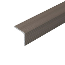 A35 20 x 20mm Anodised Aluminium Non Slip Ribbed Treads Stair Nosing Edge Trim