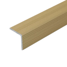 A35 20 x 20mm Anodised Aluminium Non Slip Ribbed Treads Stair Nosing Edge Trim