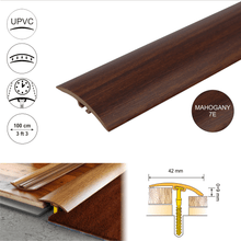 42mm PVC Wood-Effect Door Threshold Strip – D-P0200