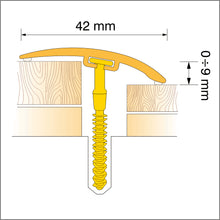 42mm PVC Wood-Effect Door Threshold Strip – D-P0200